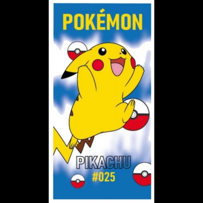 Drap de plage Pokemon Pikachu 70 x 140 cm - Couleur:Jaune Taille:Taille Unique - Jaune