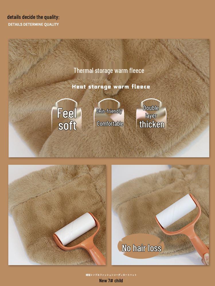 Men's Winter Set: Hat, Scarf, Ear Muffs with Plush Lining