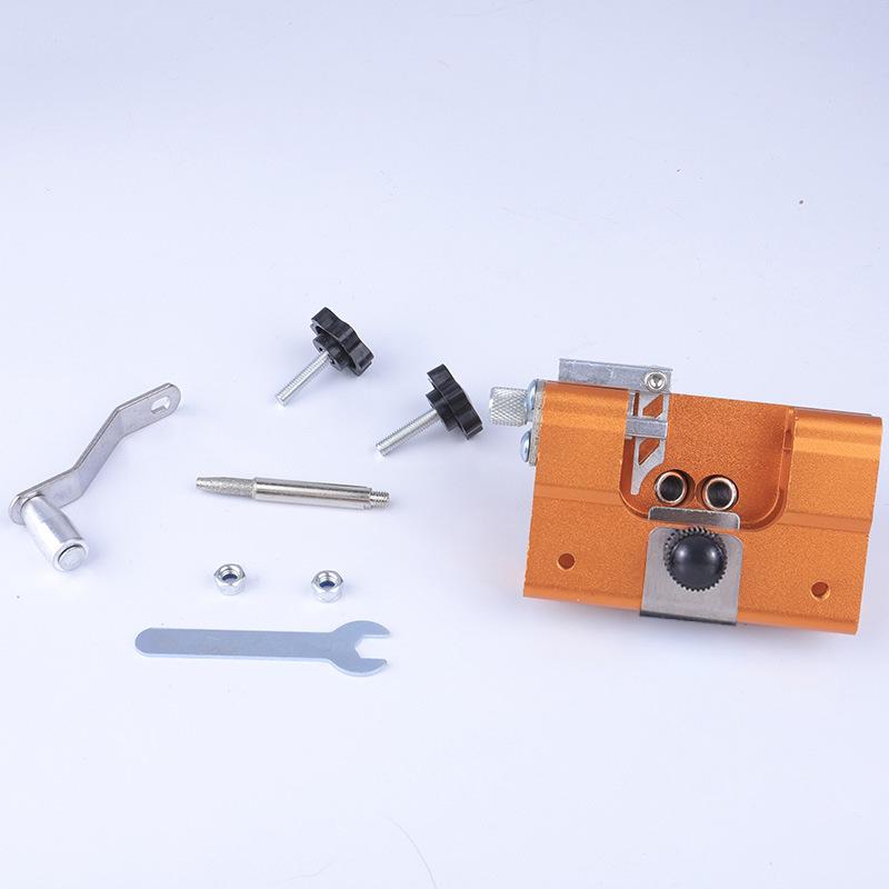 Compact Hand-Crank Chainsaw Chain Sharpener - Lightweight and Portable Electric Saw Chain Grinder