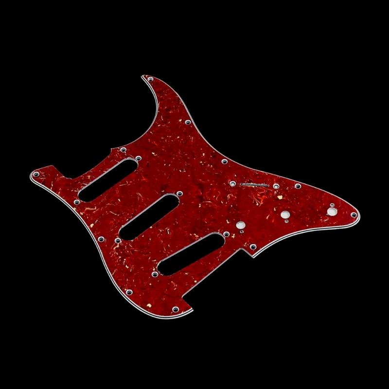 3-Ply 11Hole Electric Guitar Pickguard Anti-Scratch Pearl Plate Guard Cover for ST SQ Electric Guitar Accessories