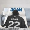 Off Campus Hockey Romance Blanket Fleece Textile Decor Breathable Soft Throw Blanket for Bedding Bedroom Bedspread