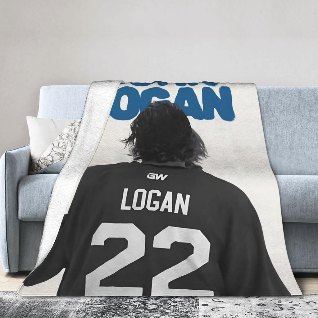 Off Campus Hockey Romance Blanket Fleece Textile Decor Breathable Soft Throw Blanket for Bedding Bedroom Bedspread