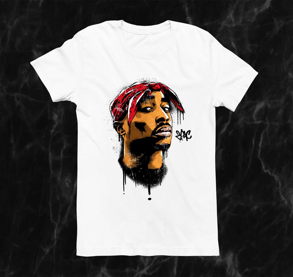 Tupac Shakur2pac West Coast Rap Iconic Tshirt 2026 Summer New Unisex Unisex Fashion Casual Cotton Tshirt Street Wear Y2k