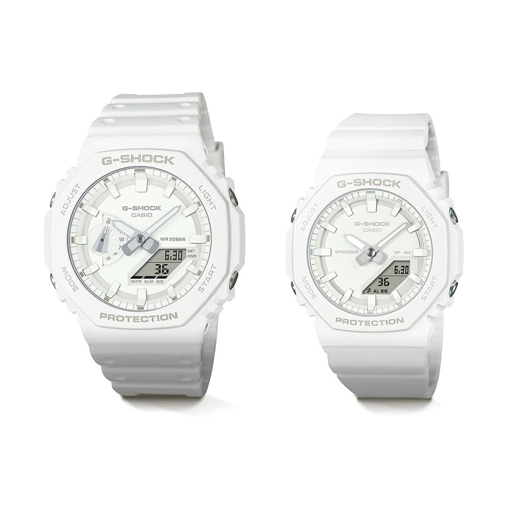 Casio G-Shock Baby-G Analog-Digital Waterproof Watch White GA-2100-7A7JF GMA-P2100-7AJF