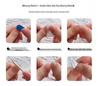 Elegant Noblewoman 3D Hand-painted Mid-length Wearable Nails – Pure Handmade High-End Design