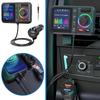 Wireless Car Fm Transmitter Large Color Screen Qc3.0 2.4a Dual Usb Fast Charger Hands-free Call Aux Mp3 Music Player