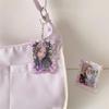 Portafototessere Carino Colore Gradiente Stella Porta Carte Ragazza in PVC Espositore Foto Idol Custodia Protettiva Portachiavi Ciondolo Borsa Regalo