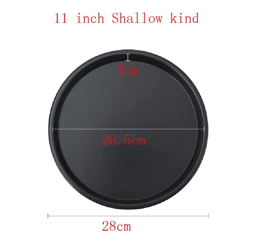 6 To 12inch Premium Non-Stick Pizza Pan Bakeware Carbon Steel Pizza Plate Round Deep Dish Pizza Pan Tray Mold Mould Baking Tools