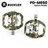BUCKLOS Bike Pedal Non Slip MTB Road Bicycle Pedal Platform Dual-Funcion Flat Clipless Ultralight Cycling Cleat Pedals Bike Part