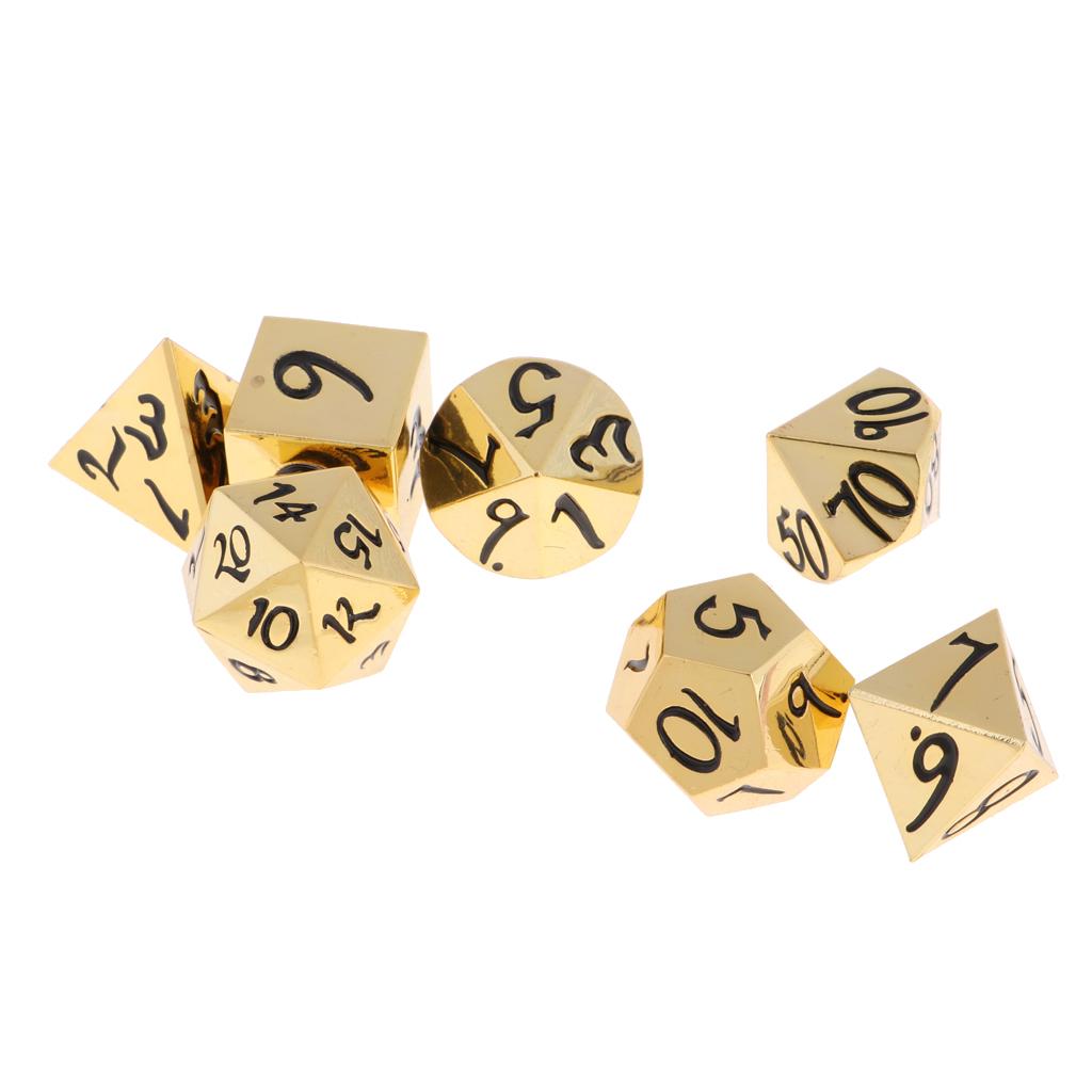 D8 D10 D12 D20 Polyhedral Set Baord Game Toy For DND