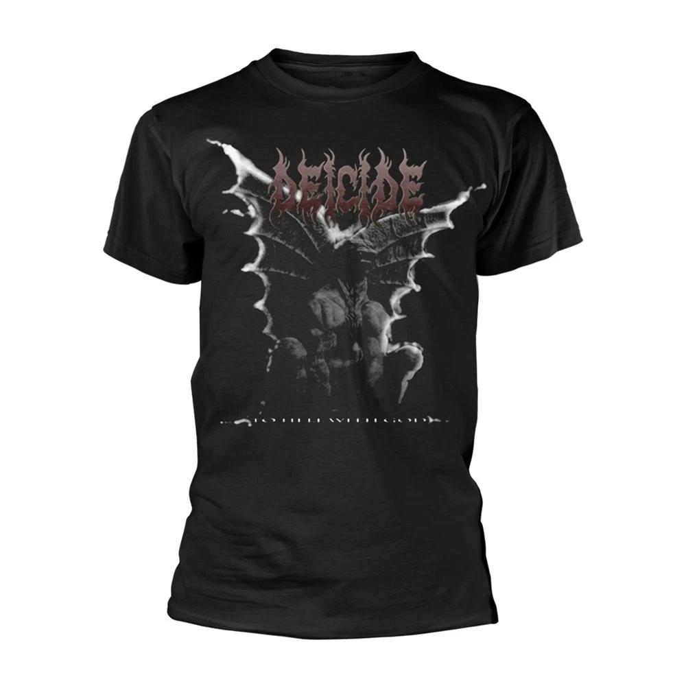 Deicide  To Hell With God Gargoyle  Black T shirt - NEW S