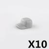 US Soviet British Soldier Figures Helmet M1ssh40 M3 Beret Military Accessories Building Blocks Toys For Children J004