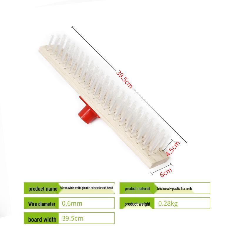 Long-Handled Stiff Bristle Wire Brush for Floors and Tile Cleaning