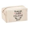 Trousse Multifonction Tiphaine Super Collègue Cadeau Anniversaire Noël Idée Personnalisé | Trousse Scolaire Fournitures Bureau