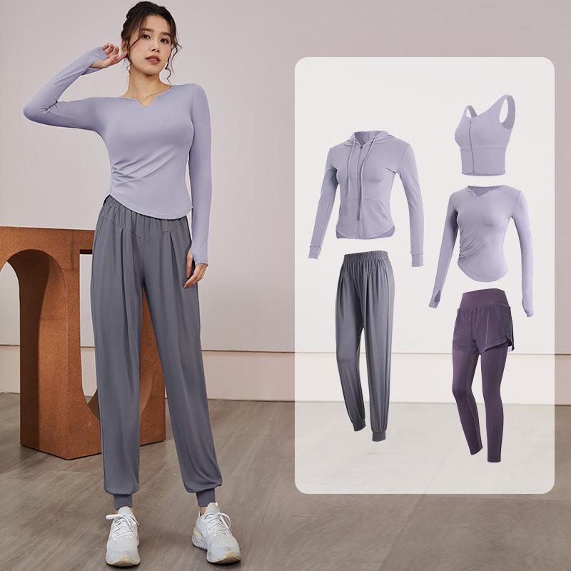 Women's Quick-Dry Long Sleeve Fitness & Yoga Set: Running, Pilates, Body Shaping Top for Spring & Autumn