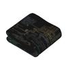 Hollow Knight Silksong Game Map Blanket Mysterious Flannel Awesome Soft Throw Blanket for Bed Sofa Textile Decor Couch