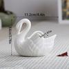 Candeliere multifunzione a forma di cigno, portafiori, porta regali di nozze, ornamento, decorazione per la casa, scatola portaoggetti per caramelle e gioielli