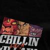 Villains T Shirts Chillin Like A Villain Group Portrait Vintage Tee Shirt Short Sleeve T-Shirt Cotton Gift Idea Tops