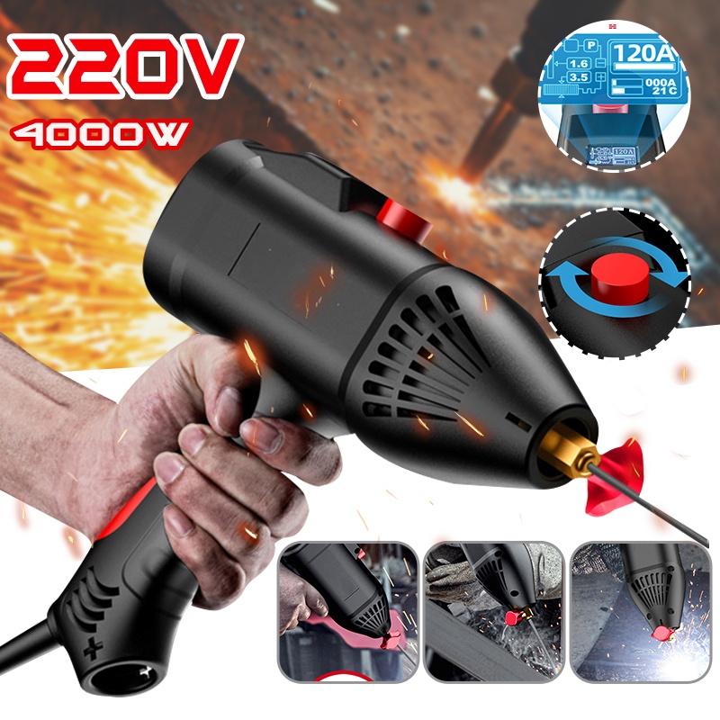 4000W Intelligent Full Digital Handheld ARC Welder ARC Welding Machine 220V 50/60 Hz 15-120 Amp for Home DIY Welding Electric Working