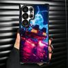 Back To The Future Plating Phone Case For Samsung Galaxy S24 S25 FE S26 Edge S23 Ultra S22 S21 Plus S20 Anti-Fall Airabag Cover