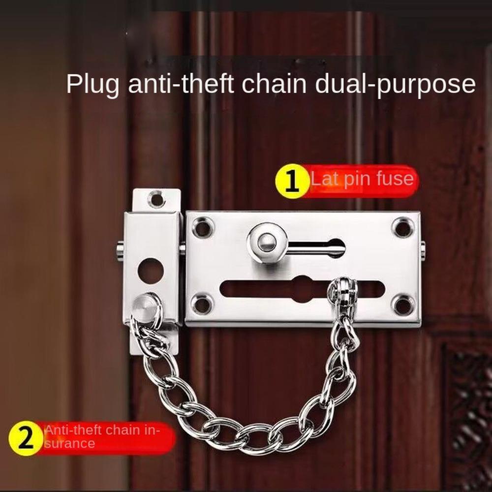 Stainless Steel Anti-theft Chain Thickened Chain Lock New Door Lock Insurance Home
