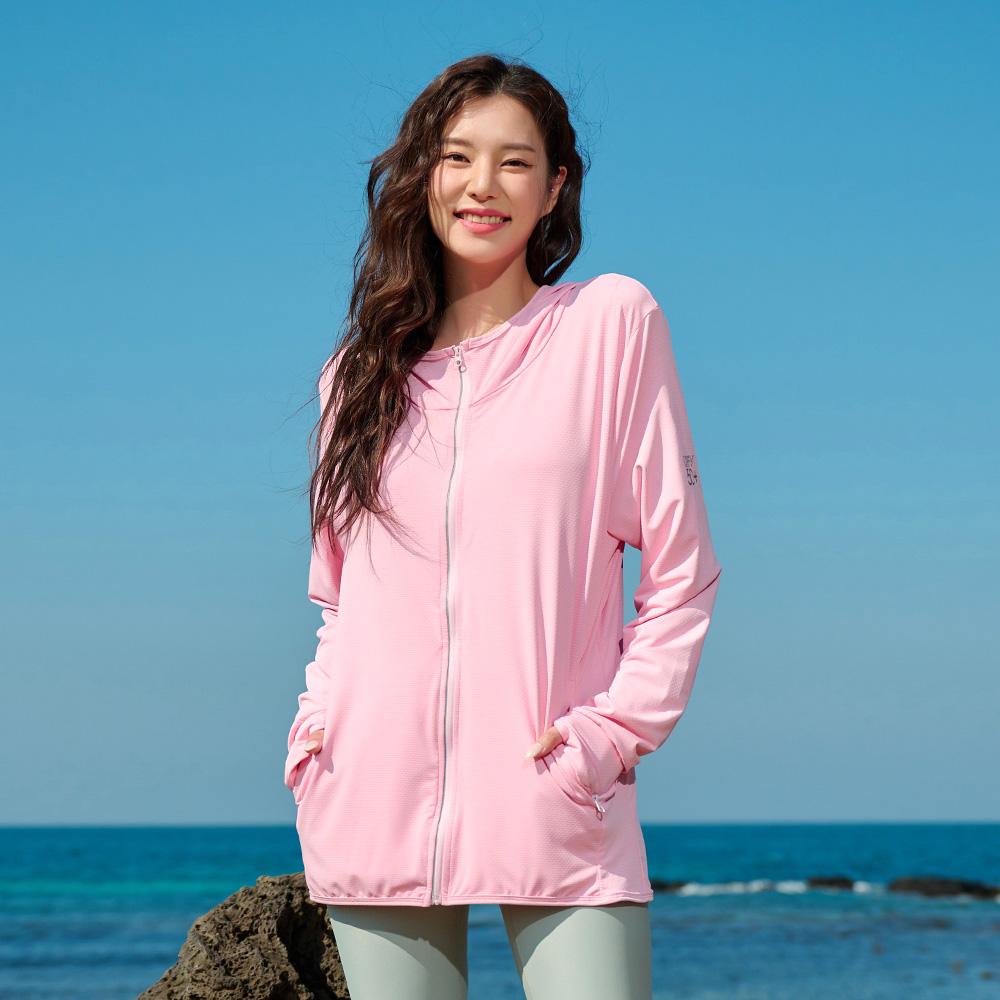 Wikeunain Unisex Opening Hooded Zip-Up Rash Guard 4 Colors
