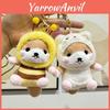 Adorable Hamster Plush Toy Keychain Doll Soft And Cuddly Gift With Four Colors