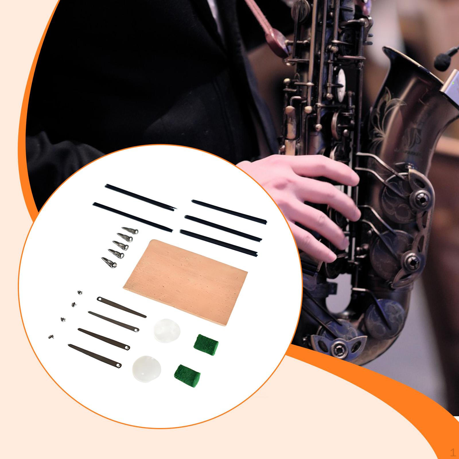 

Saxophone Repair Kit Maintenance Convenient Lightweight Practical DIY Tools Accessory Versatile