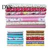 7 Piezas/Set Tela para Acolchar Flor Paraguas Estampado DIY Costura Artesanal Tela de Algodón
