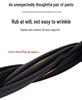 Women's High-Waisted Black Micro-Flared Pants - Slimming Elastic Fit for Spring and Autumn