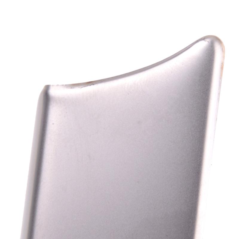 2Pcs Silver Stainless Steel Console Water Cup Holder Panel Cover Trim Fit for Volvo XC60 V60 S60 2011 2012 2013 2014 2015 2016