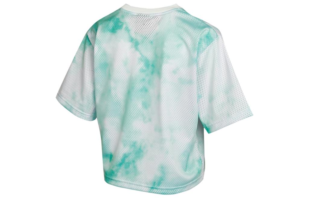 Nike Crop Tops Women's Green Crew Neck Moderate CZ9325-342
