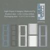 30Pcs Vintage Texture Vintage Label Scrapbook Material Hallowed Out Memo Pad  DIY Scrapbooking