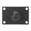 1 Inch Ball Mount Universal Aluminum Alloy AMPS Square Plate with AMPS Hole for RAM Mounts B Size Ball Double Socket Arms