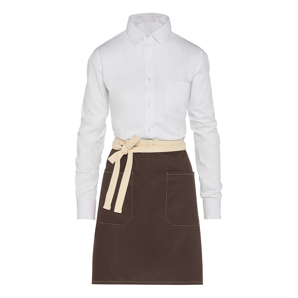 SG Accessories Bistro Santorini Contrast Pocket Short Apron