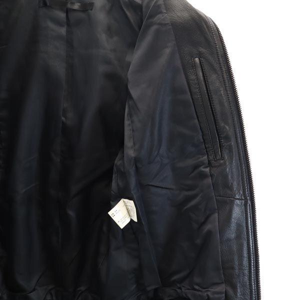 GalaabenD Cowhide Leather Jacket M Black Series Genuine Leather Men's Used