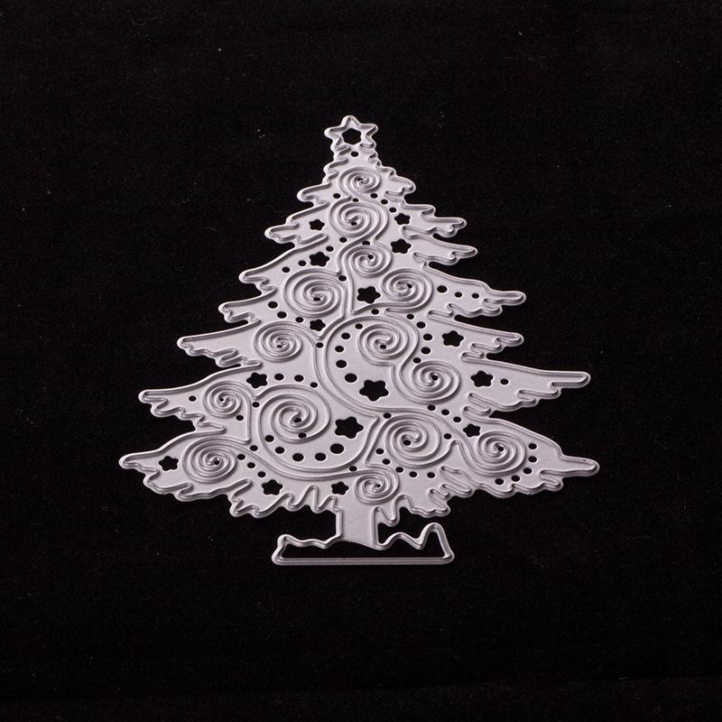 

DC-213 Вырубные штампы для скрапбукинга DIY Модель ножа для тиснения из углеродистой стали Форма для рождественского ножа в виде сосны серебряный