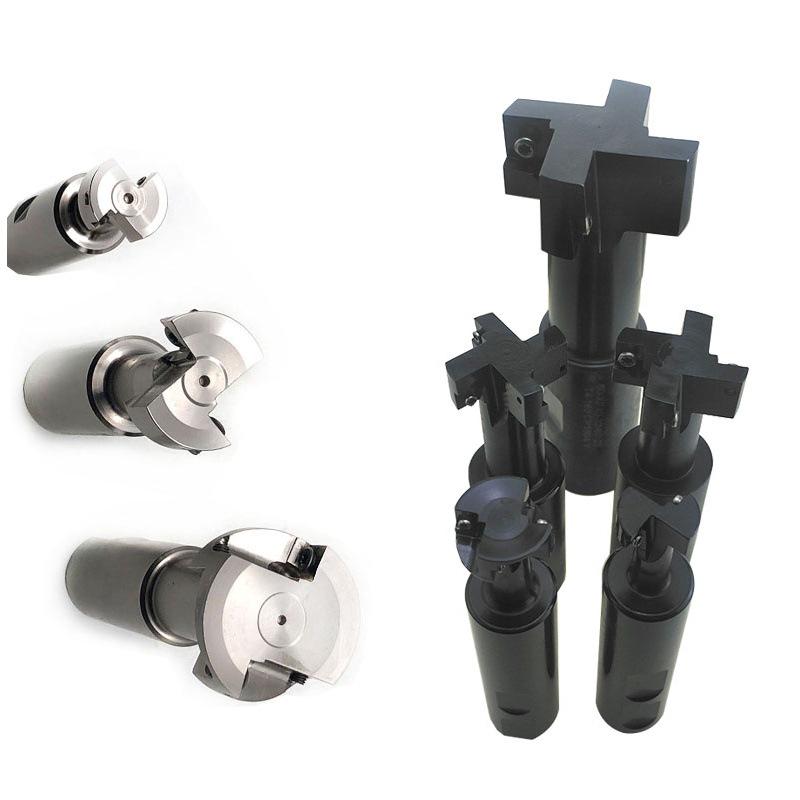 CNC Three-Sided Face & T-Slot End Mill Holder, Straight Shank ATS-C32/40/50*14*18*22
