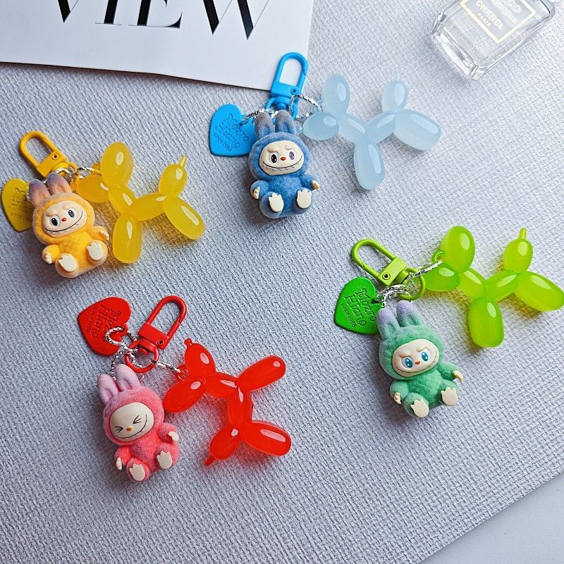 

Gradient Labrador Keychain Cute Pendant Love Pendant Cartoon Gift 7