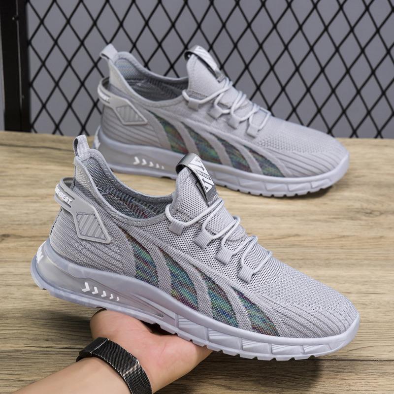 Large Size Men's Shoes Spring and Summer New Casual Sports Shoes Low-top Lace-up Fashion Trendy Shoes Men's Running Shoes