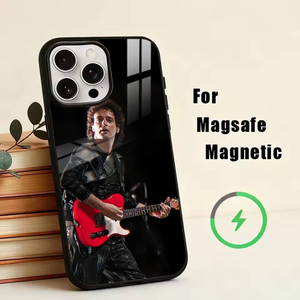 S-Singer Gustavo Cerati Phone Case For iPhone17,16,15,14,13,12,11 Plus,Pro Magnetic with Magsafe Wireless Charging