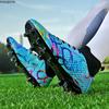 31-46 Children Graffiti Football Boots High-quality Artificial Lawn Socks Outdoor Men's Long Nail Sports Football Boots