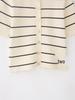 European Style Striped Knitwear for Women - Spring 2026, Short Sleeves