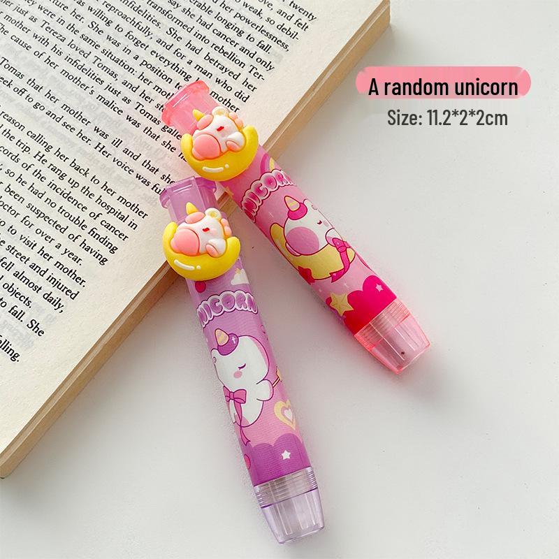 Capybara Cartoon Push-Pull Eraser Refill Pack