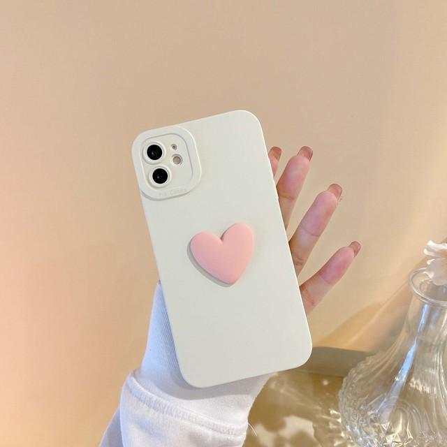 

Мягкий силиконовый чехол для телефона Lovely Heart 3d Love для Iphone Se 2020 7 8 Plus 13 12 Mini 11 Pro Max Xsmax X Xr противоударный чехол Капа For iphone 13