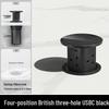 Priză verticală de alimentare wireless USB cu prize multiple, standarde SUA/Marea Britanie și suport Type-C