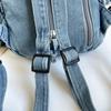 Lightweight Denim Backpack Women's Outdoor Travel Multifunctional Chest Bag Shoulder Crossbody Bag