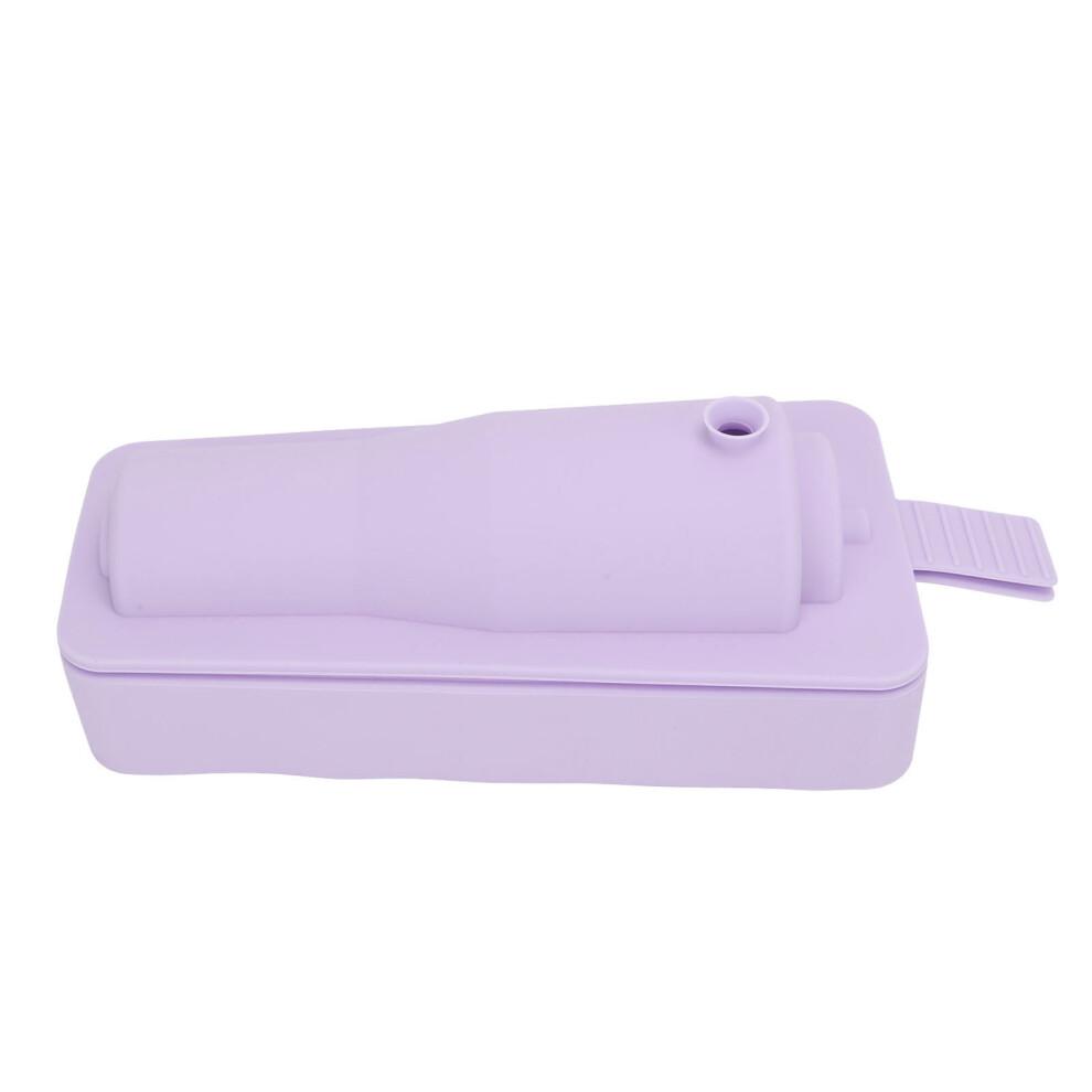 Multifunctional Silicone Ice Cube Mold for Whiskey & Cocktails, 430ml, Purple
