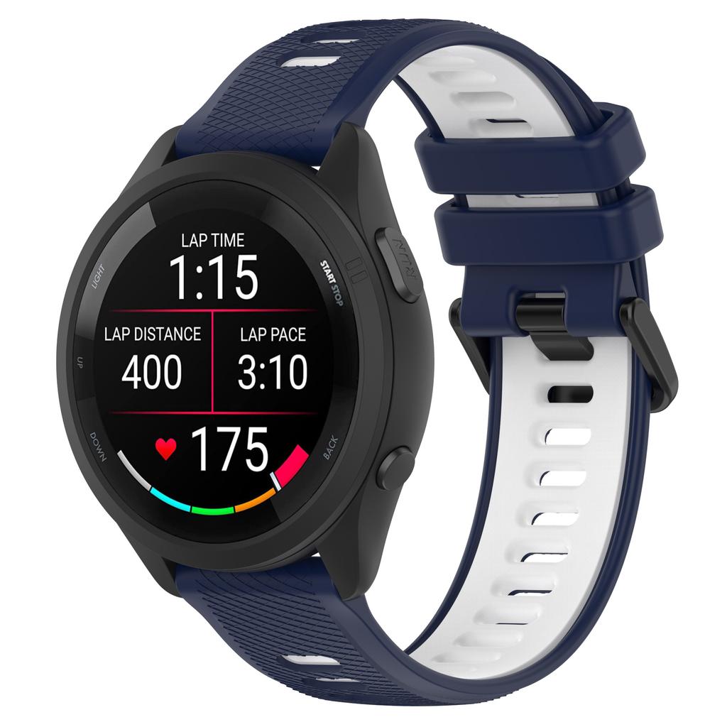 Silikonový pásek 20mm pro Garmin Venu SQ2 | Venu 2Plus | Vivoactive 3/3t/3M/5 | Příslušenství k náramku Forerunner 245/645