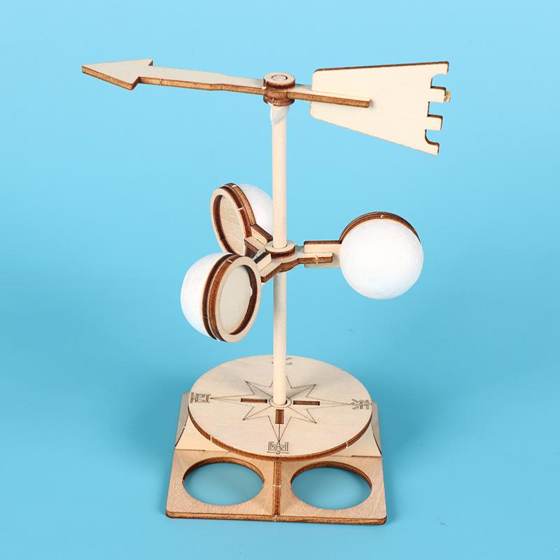 Handmade Diy Science Project Kit Creative Wind Vane Technology Small Production Science Experiment Toy Gifts For Children Adults